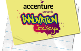 Innovation Jockeys Logo from Accenture & Yahoo