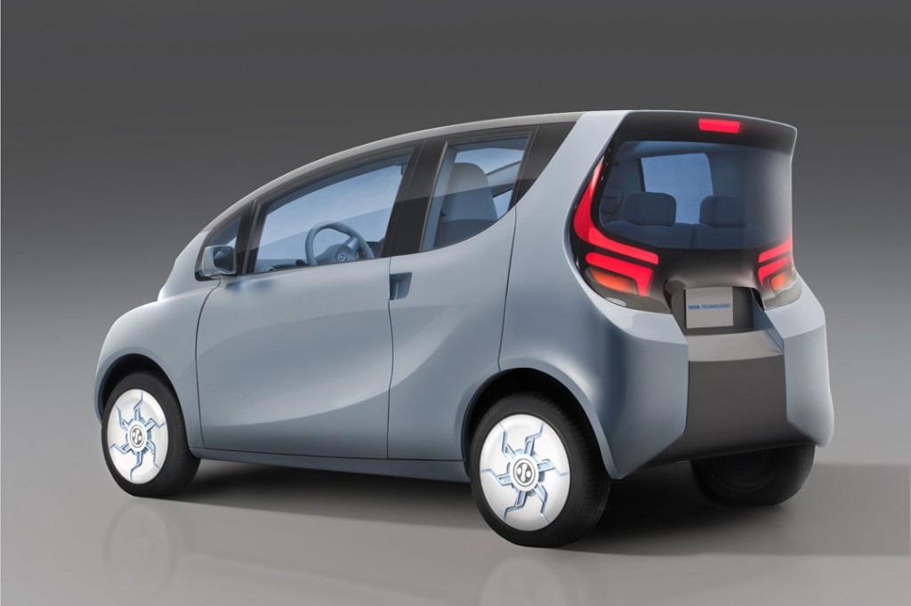 Tata Electric Car Emo Pictures - Rear View Tata Electric Car Emo Pictures - Rear View
