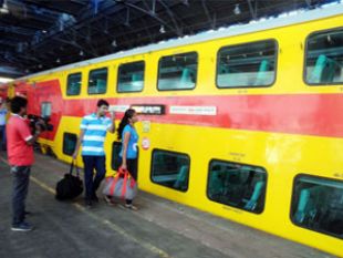 Indian Rail AC Double Decker